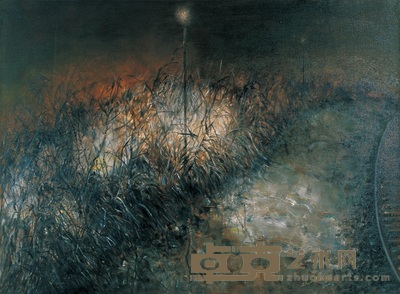 张洪立 2008年作 无人区8 97×140cm