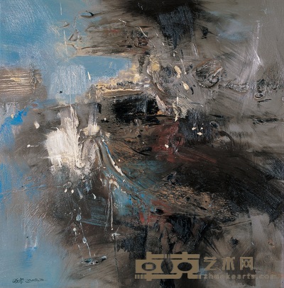 叶国丰 2008年作 境域之四 80×80cm