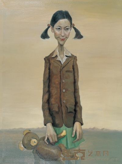 姚鹏 2008年作 肖像一 120×90cm