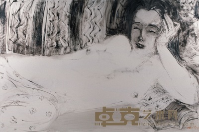 李晓伟 2003年作 夜色 122×81cm