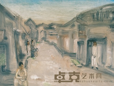 任传文 2002年作 街 61×80cm