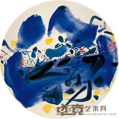 朱德群 《F17》 直径54cm