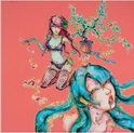 沈娜 2006年作 少女与盆景