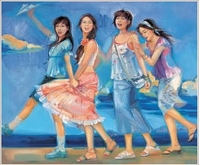 李翠 2006年作 我们这里只有欢笑-1