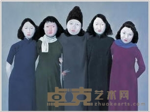 陈波 2001年作 青春 97×113cm