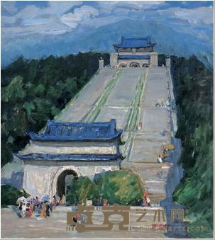张华清 中山陵 83×73cm