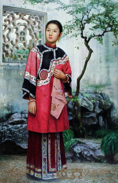 蒋昌一 庭院深深 102×66cm