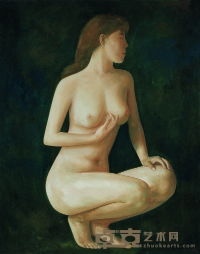 王岩 裸女 100×80cm