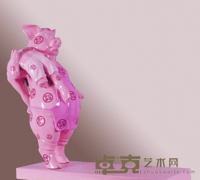 人间戏剧—宰猪 86×90×34cm