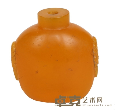 密蜡烟壶 高：6cm