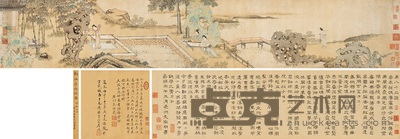 张渥 (款) 倦图 手卷 141×24cm