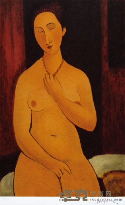 阿梅迪奥·莫迪里阿尼 裸女（14/99） 73×54cm