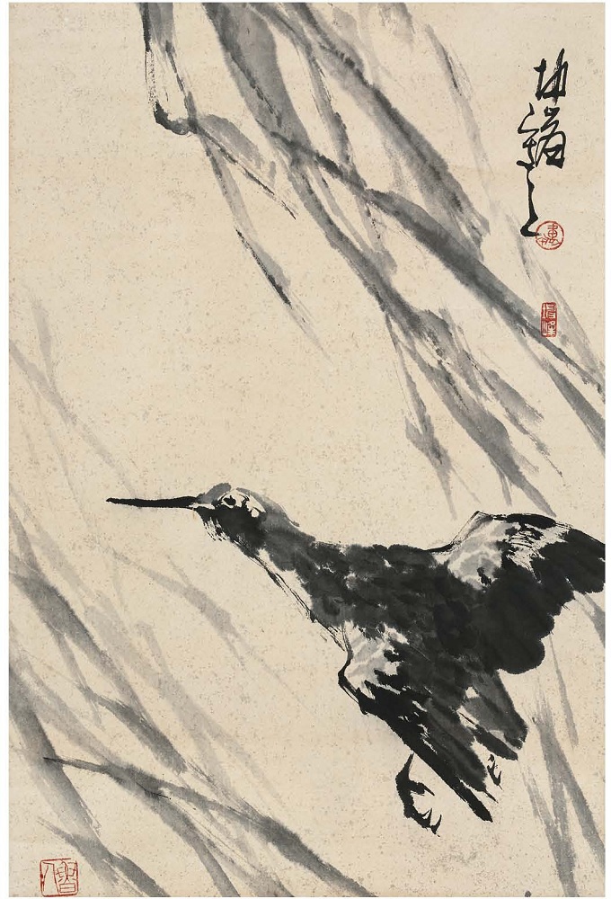 盧坤峰 飛鳥圖69×46 cm