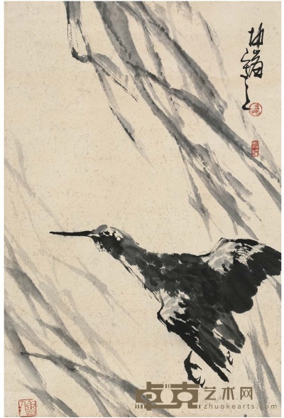 盧坤峰 飛鳥圖 69×46 cm