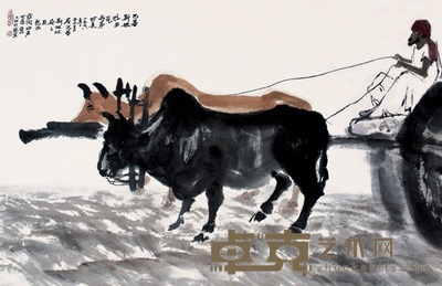 亚明 巴基斯坦所见 镜心 51×81cm