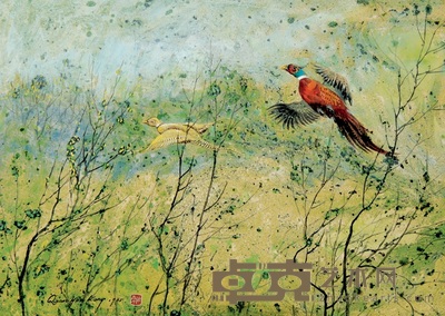 钱延康 1985年作 原野 20×26cm