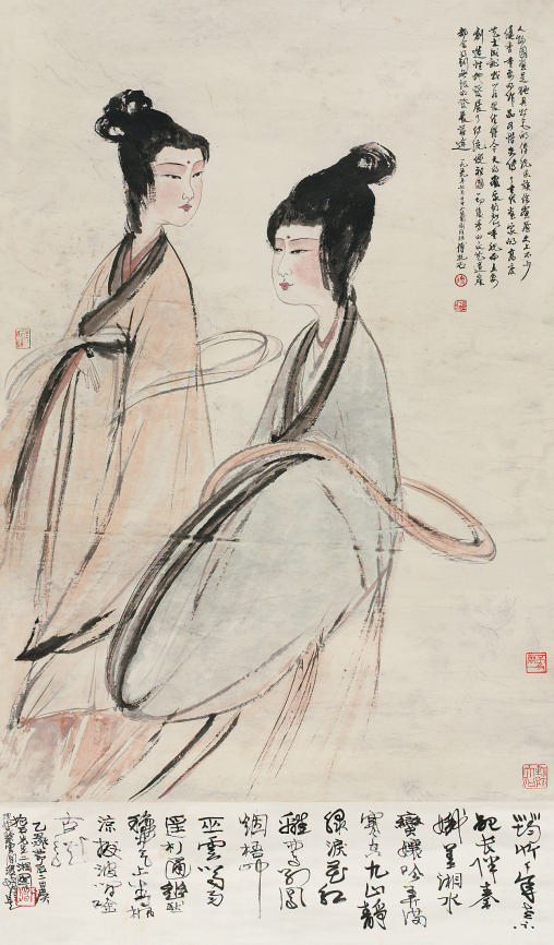 傅抱石(1904—1965)二湘图99×67.5cm