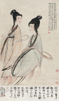 傅抱石(1904—1965)二湘图