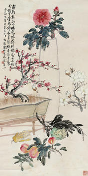 谭组云(1879—1949) 花鸟