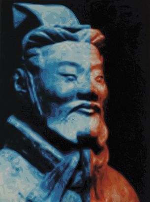 颜磊 2006年作 兵马俑NO.4