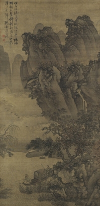 谢时臣 浪迹江湖 立轴
