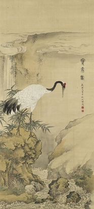 沈铨 1738年作 窥泉图 立轴
