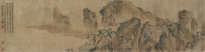 陆治 1546年作 春浦远眺 手卷