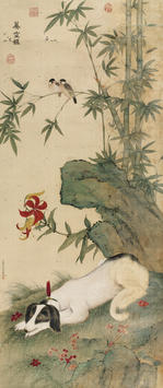 郎世宁(1688—1766)蓦空鹊