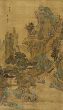 吕焕成(1630—1705)青绿山水