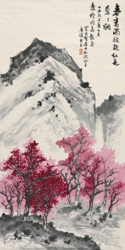 关友声(1906—1970)红花朵朵稠