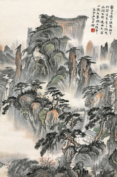 俞剑华(1895—1979)山居图