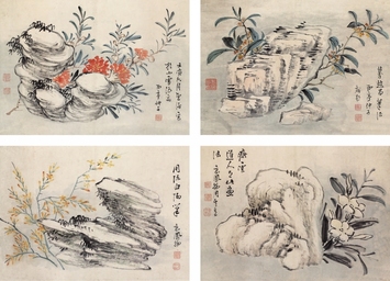 高凤翰(1683—1748)花鸟册页