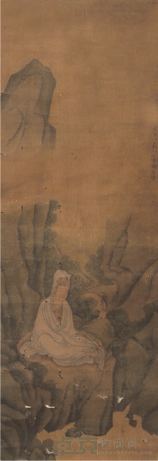 丁云鹏人物立轴 107×38cm