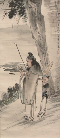 包栋人物立轴