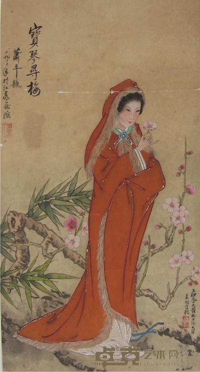 施大畏人物立轴 67×45cm