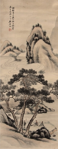 刘声如山水立轴