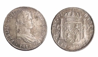 1818年西班牙斐迪南七世8R银币一枚