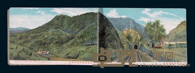 PPC 1921年上海商务印书馆印制《中华国有铁路京绥线全线通车纪念明信片》一套十一枚