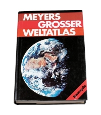 M 1979年德国bibliographisches出版社印制《MEYERS GROSSER WELTATLAS》大型世界地图册一册