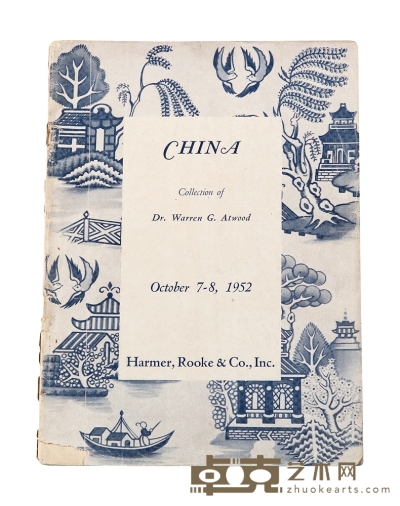 L 1952年美国Harmer公司举办阿特伍德氏（Dr.Warren G.Atwood）华邮专场拍卖目录一册 