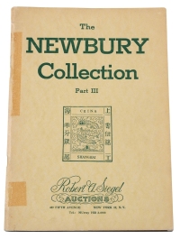 L 1962年2月6-7日美国纽约Robert A.Siegel公司举办纽伯利（Saul Newbury）华邮专集拍卖目录