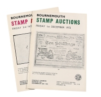 L 1972年Robson Lowe公司举办伯恩茅斯（Bournemouth）邮票拍卖目录二册