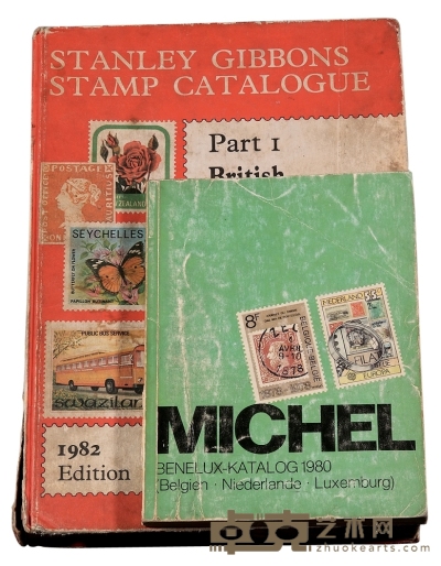L 外国邮票目录二册 