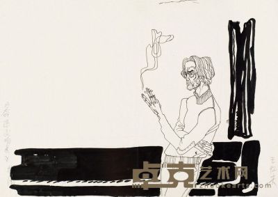 王怀庆 1980年代初作 《当代》插图原稿及未用稿（共十帧） 