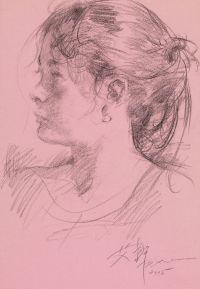 艾轩 2005年作 女孩肖像