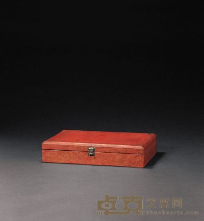 明永乐/宣德 “皇明祖训”朱漆戗金云龙纹盒 39×25.5×8cm
