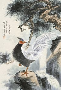 郁文华 1977年作 锦绣前程 镜心