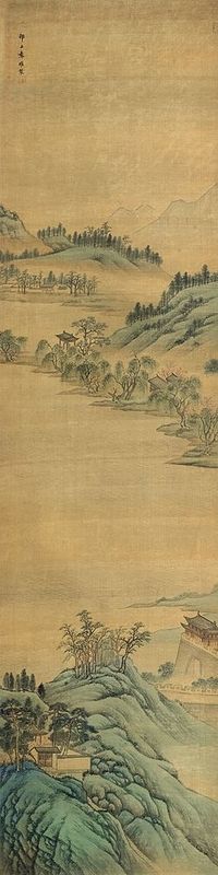 袁耀 （款） 西湖胜景 四屏