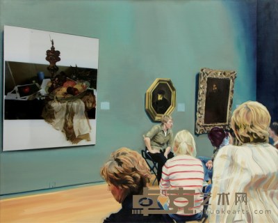 裵准晟 2007年作 画家的服装——博物馆 130.3×162.2cm