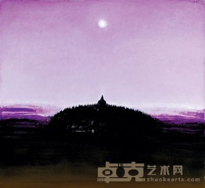 斯里哈迪·苏达索诺 2008年作 婆罗浮屠，属于爱与和睦的一刻 120×130cm